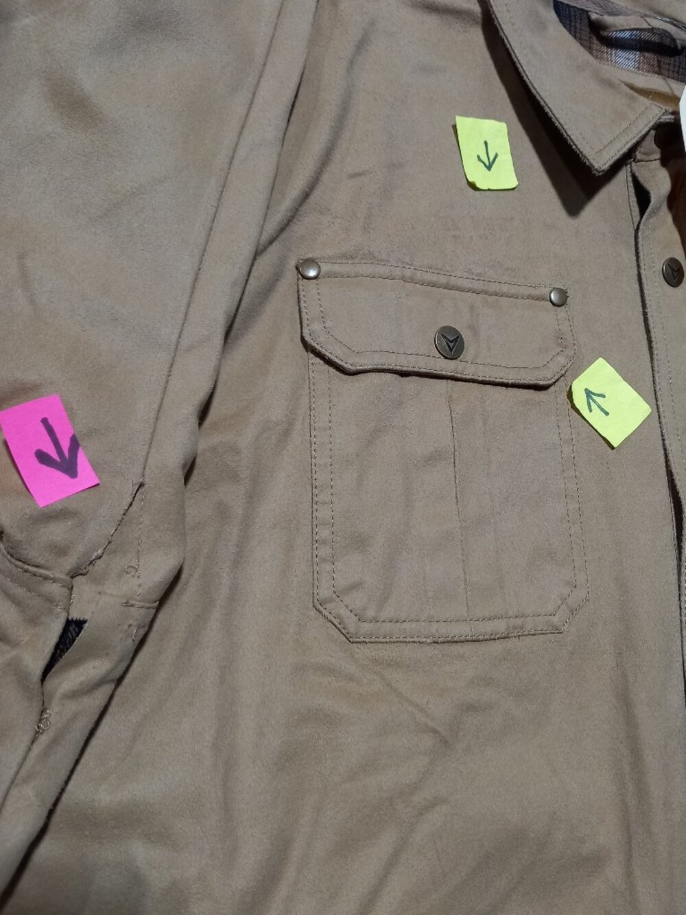 Bountyman Concealed Carry Shirt Jacket - Barnwood Tan | XL - Picture 10 of 11